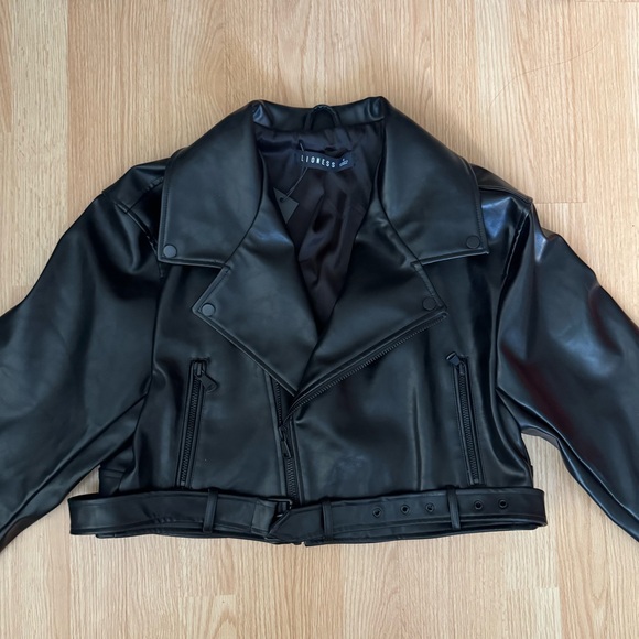 Black Leather Jacket - Picture 2 of 3